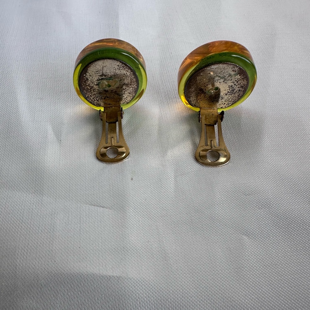 Chanel Rare 1997 Holographic Camellia Clip On Earrings - Picture 12 of 16